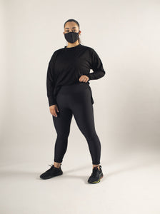 SHADOW BLACK ORIGINAL LEGGINGS - SAMPLE